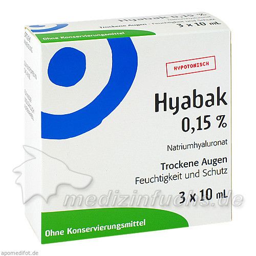 Hyabak, 3X10 ML