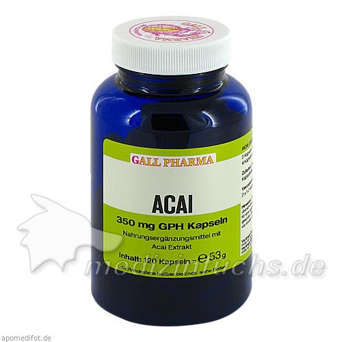 Acai 350 mg GPH Kapseln, 120 ST