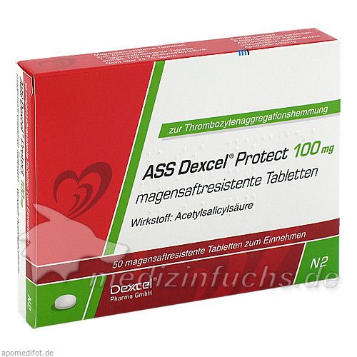 ASS Dexcel Protect 100mg, 50 ST