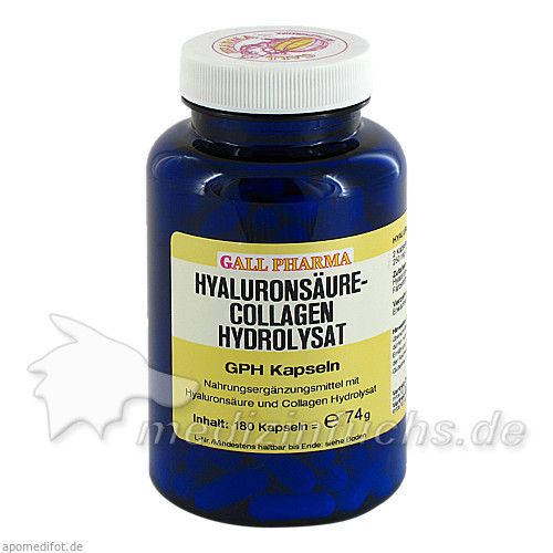 Hyaluronsäure-Collagen Hydrolysat GPH Kapseln, 180 ST