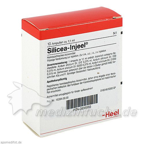 SILICEA INJ, 10 ST