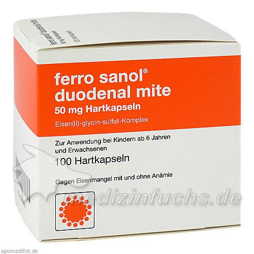 Ferro Sanol duodenal mite 50mg mr.Pellets in Kaps., 100 ST