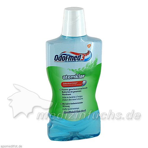 Odol-med 3 Mundspülung Atemklar, 500 ML