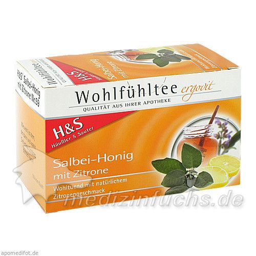 H&S Wohlfühltee Salbei-Honig mit Zitrone, 20 ST