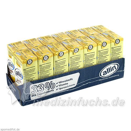 ALLIN-Zusatznahrung eiweißr.lak.arm Milch Vanille, 14X200 ML