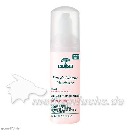 NUXE Eau de Mousse Micellaire aux Petals de Rose, 50 ML