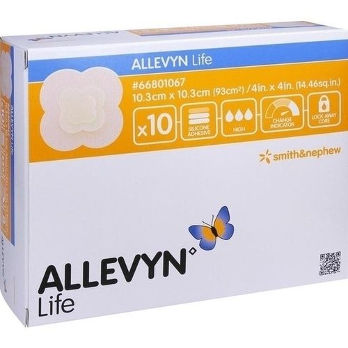 ALLEVYN LIFE 10.3x10.3cm, 10 ST