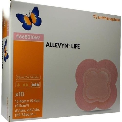 ALLEVYN LIFE 15.4x15.4cm, 10 ST