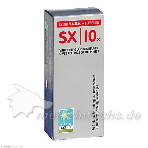 SX10 22mg N.A.D.H.+L-ARGININ, 30 ST