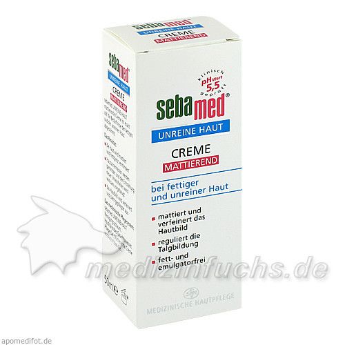 sebamed Unreine Haut mattierende Creme, 50 ML