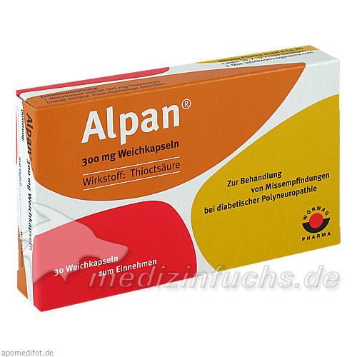 Alpan 300mg Weichkapseln, 30 ST