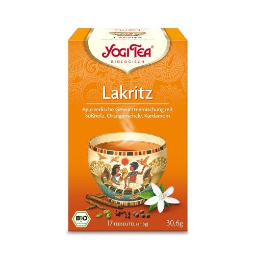 YOGI TEA Lakritz Bio Filterbeutel, 17X1.8 G