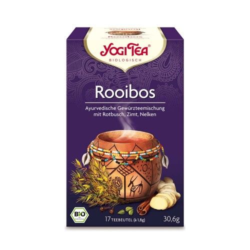 YOGI TEA Rotbusch Bio Filterbeutel, 17X1.8 G