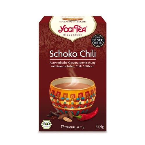 YOGI TEA Schoko Chili Bio Filterbeutel, 17X2.2 G