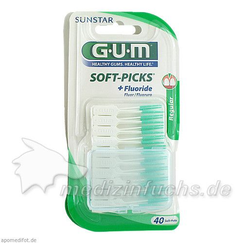 GUM Soft Picks Doppelpack, 40 ST