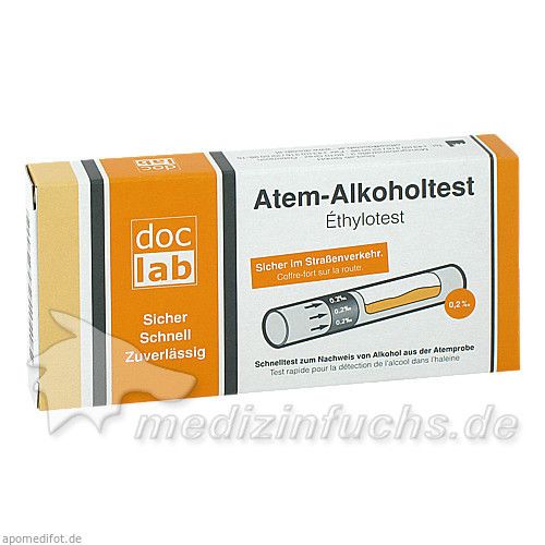 Alkoholtest Atem 0.20 0/00 0.20mg/l, 1 ST