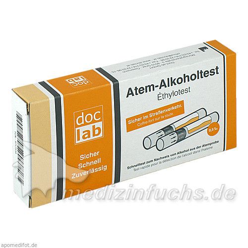 Alkoholtest Atem 0.50 0/00 0.50mg/l, 2 ST