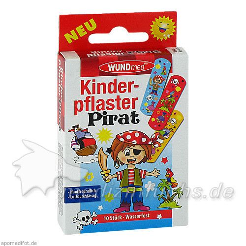 Kinderpflaster Pirat, 10 ST