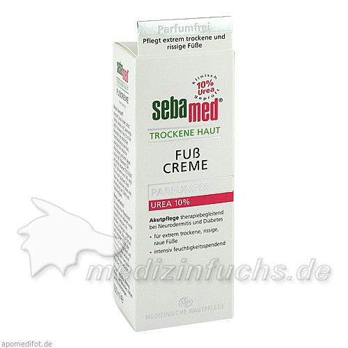 sebamed Trockene Haut Parfumfrei Fußcreme Urea 10%, 100 ML