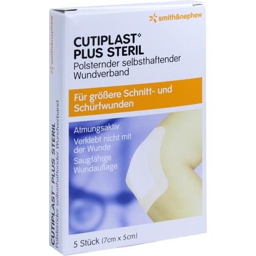 Cutiplast 5x7cm plus steril, 5 ST