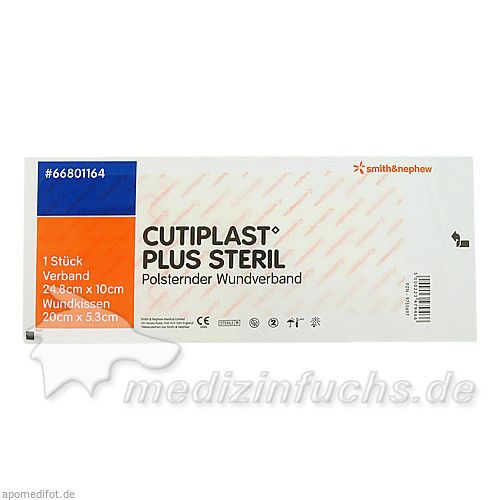 Cutiplast 10x24.8cm plus steril, 1 ST