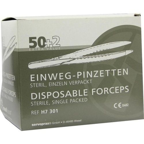 Pinzette Einmalgebrauch steril, 50 ST