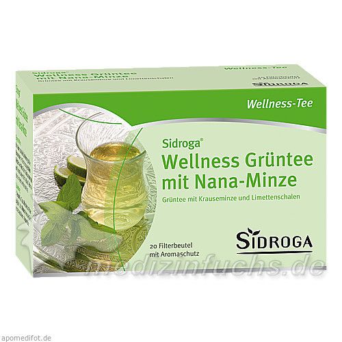 Sidroga Wellness Grüntee mit Nana-Minze, 20 ST