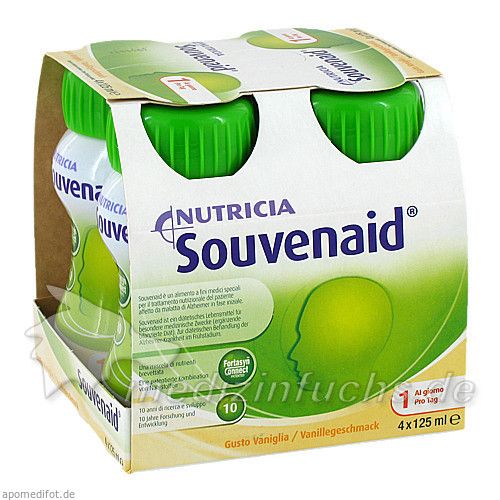 Souvenaid Vanillegeschmack, 4X125 ML